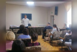Сотрудники КУП «Гомелькиновидеопрокат» приняли участие в информационно-профилактической встрече, посвященной вопросам борьбы с киберпреступностью и мерам предосторожности против мошеннических схем.